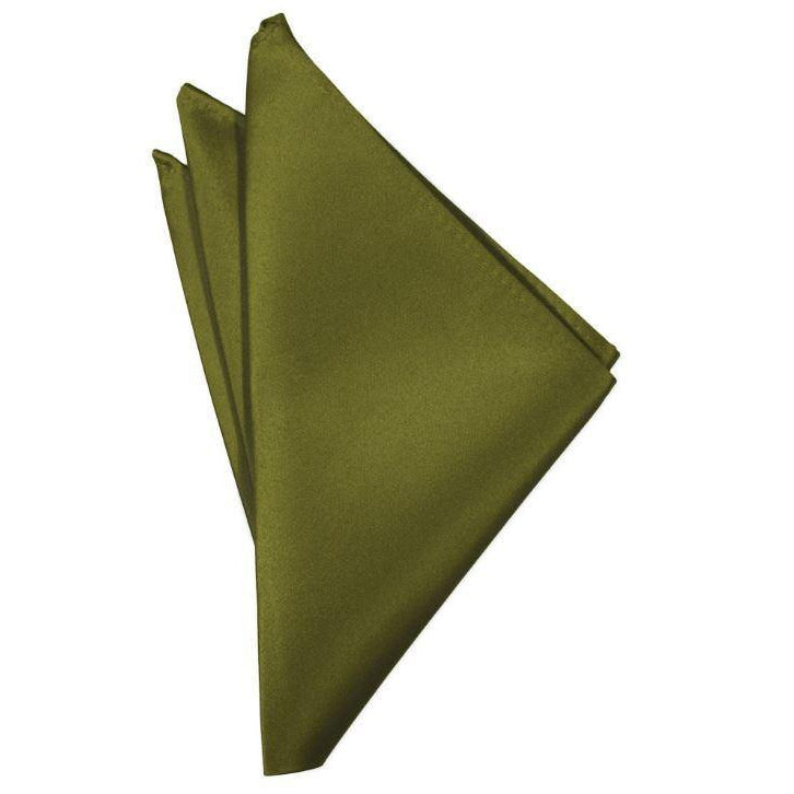 Mens Moss Green Suit Pocket Square