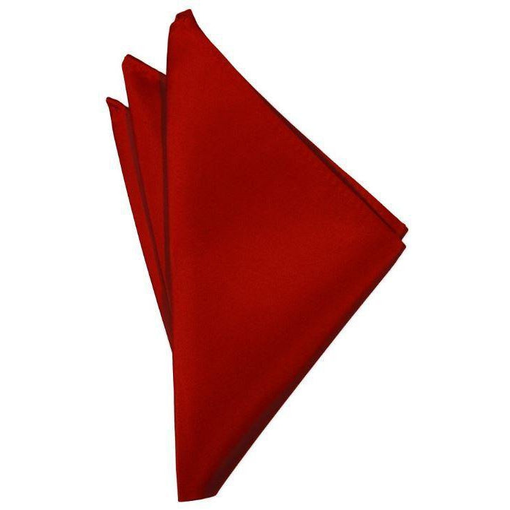 Mens Scarlet Suit Pocket Square