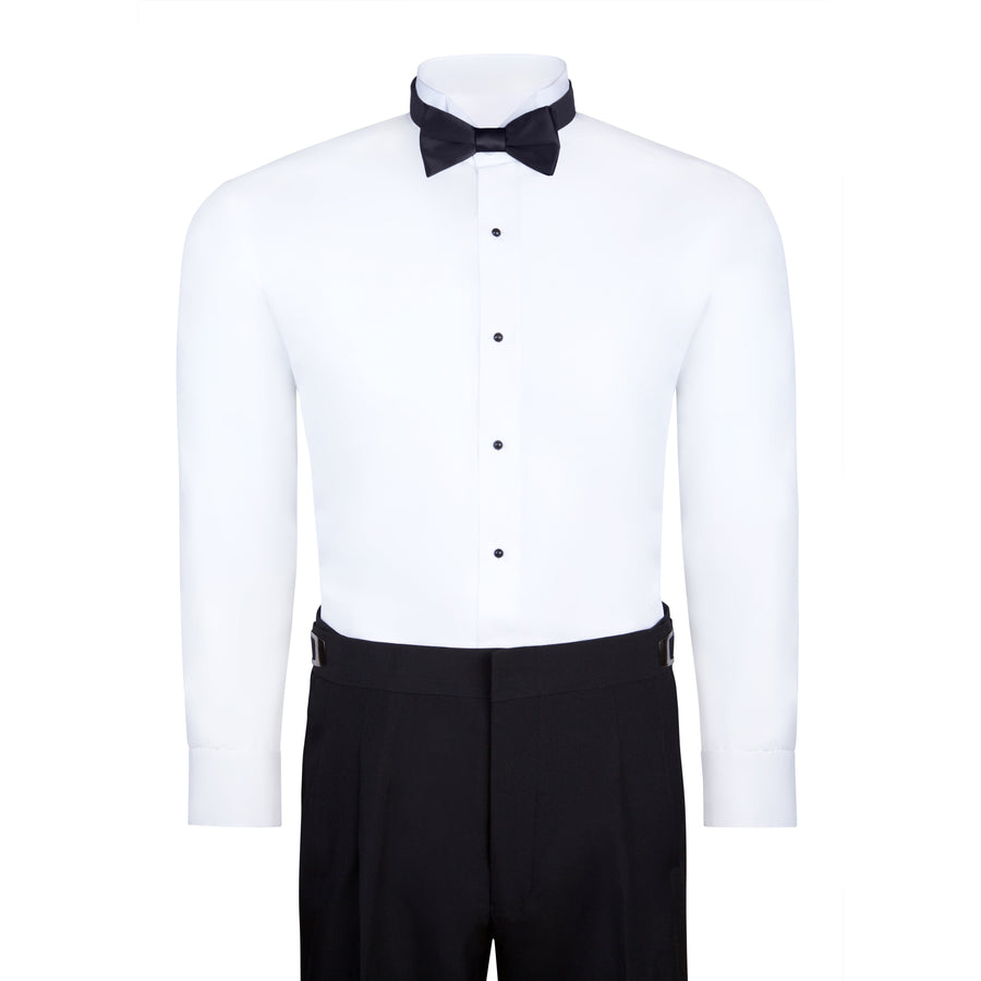 Men's Navy Self-Tie Satin Bow Tie