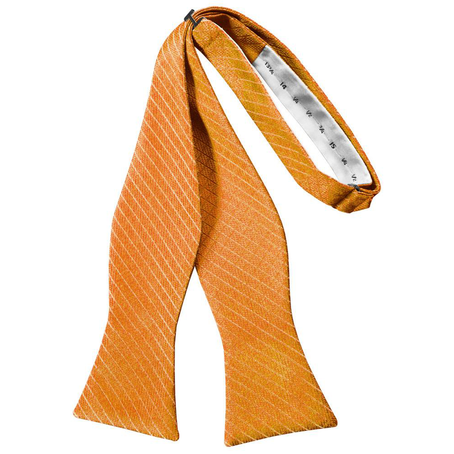 Mens Diamond Grid Pattern Mandarin Self Tie Bow Tie