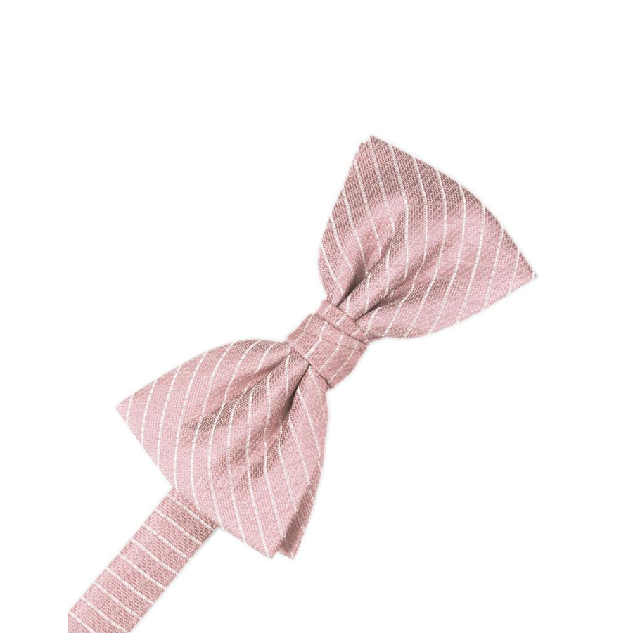 Mens Diamond Grid Pattern Rose Pre Tied Bow Tie