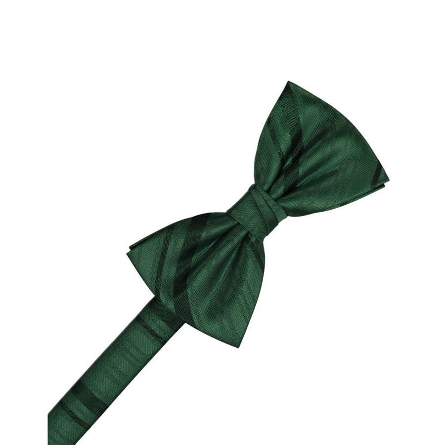 Mens Striped Satin Holly Formal Bow Tie