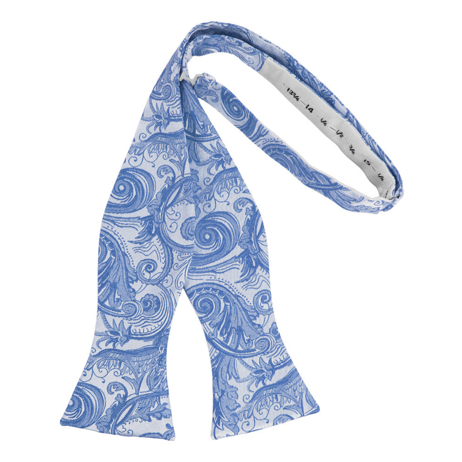 Mens Tapestry Periwinkle Self Tie Bow Tie