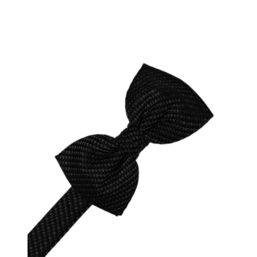 Mens Venetian Black Pre Tied Bow Tie