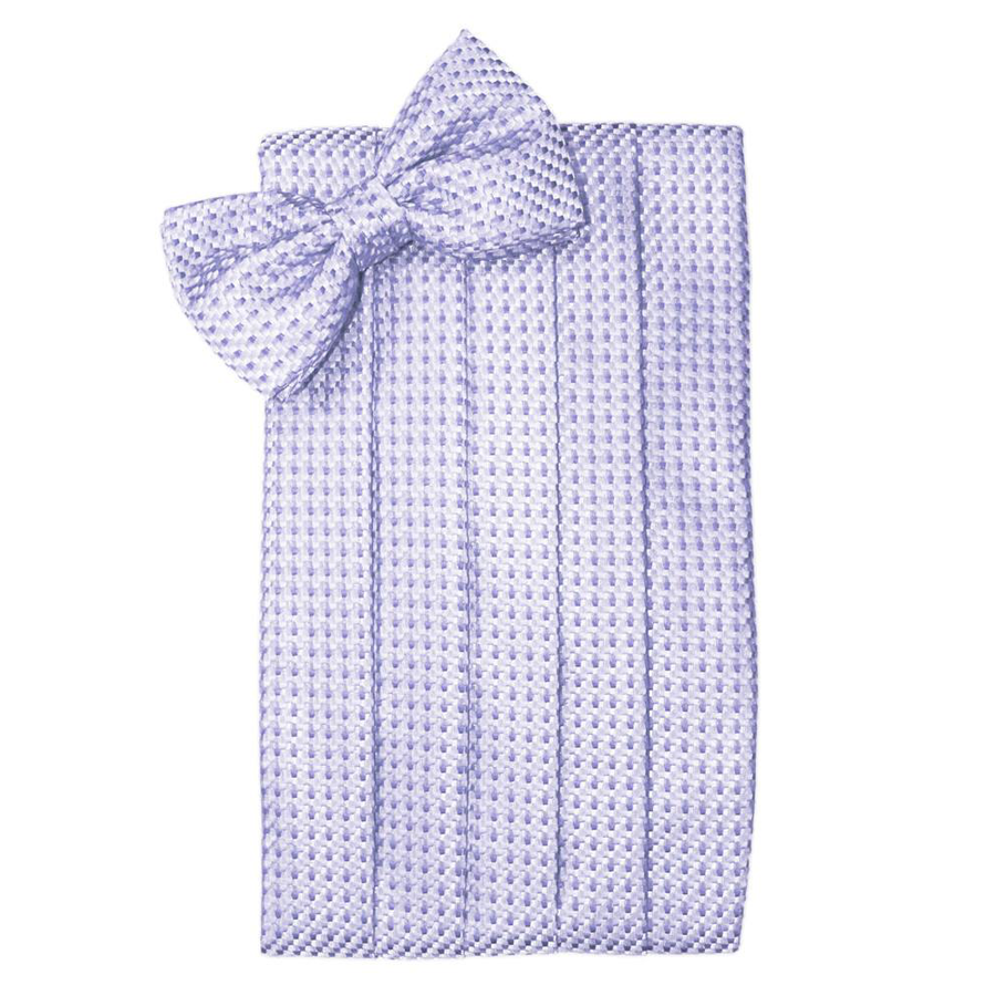 Mens Periwinkle Venetian Bow Tie and Cummerbund Set